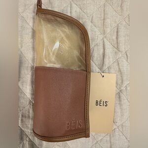 BÉIS Camel Makeup Brush Pouch - NWT